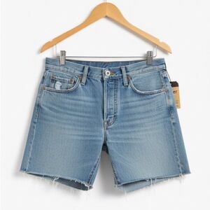 Wrangler Men’s Frayed Hem Denim Shorts